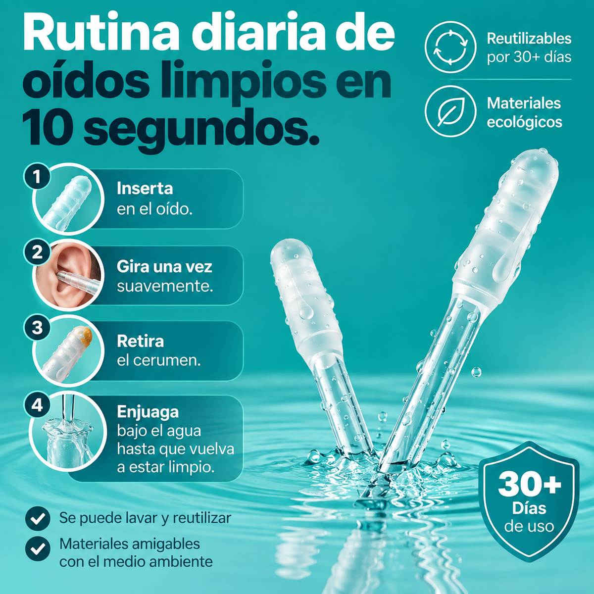 AuriClean™ Removedor de Cerumen